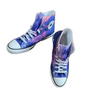 Converse Sunset High Tops Purple Pink Womens 8 EUR 39 Ortholite Worn Once EUC